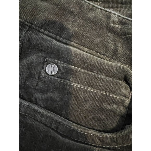 KUT From The Kloth Corduroy Pants Diana Skinny Size 8 Black GUC - Picture 5 of 10